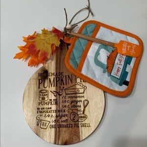 Custom engraved Fall themed board